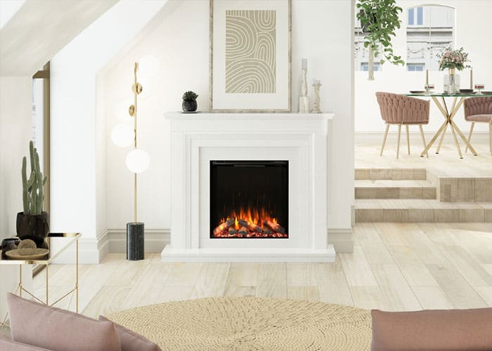 Dahlia Electric Fireplace Suite