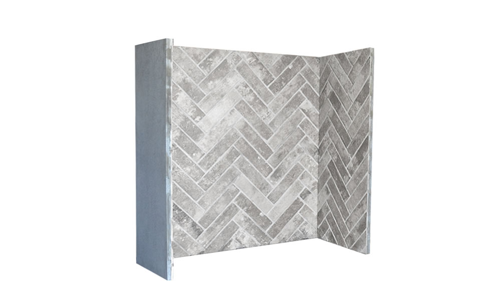 Iced Grey Herringbone Chamber