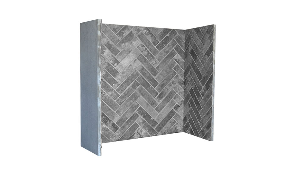 Grey Herringbone Chamber