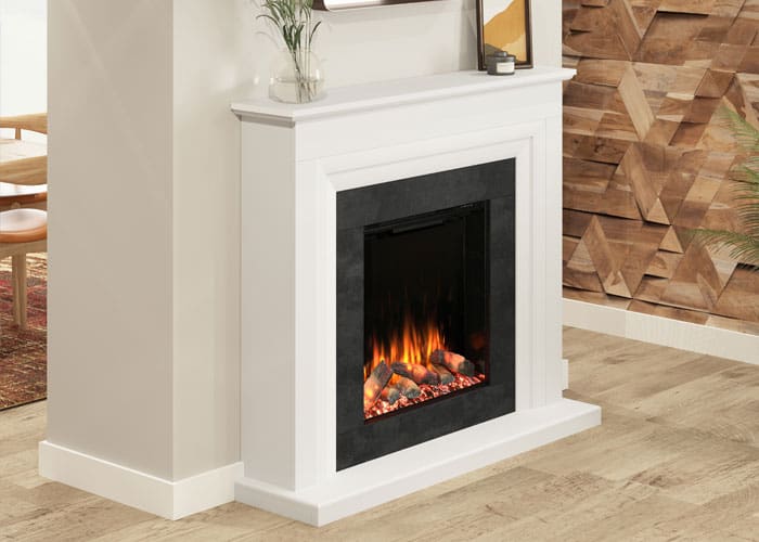 Cypress Electric Fireplace Suite