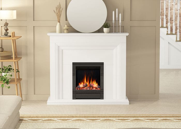 Alpine Electric Fireplace Suite