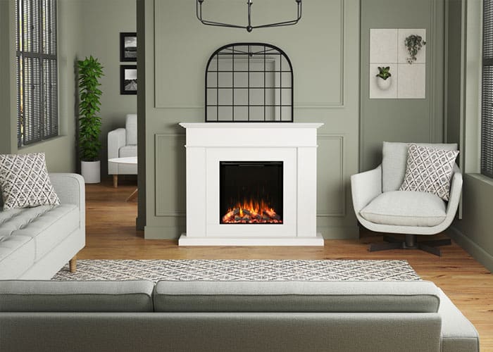 Willow Electric Fireplace Suite
