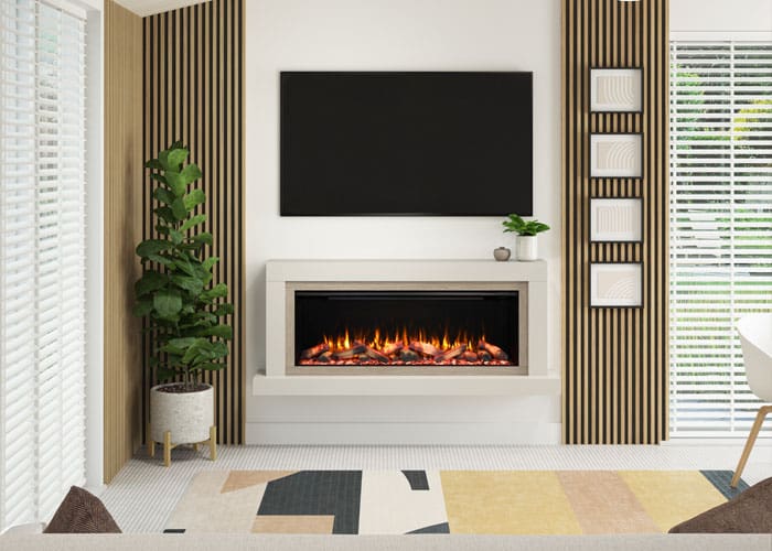 Ornella Electric Fireplace Suite